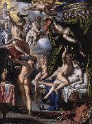 Joachim Wtewael Mars and Venus Surprised by Vulcan oil on canvas